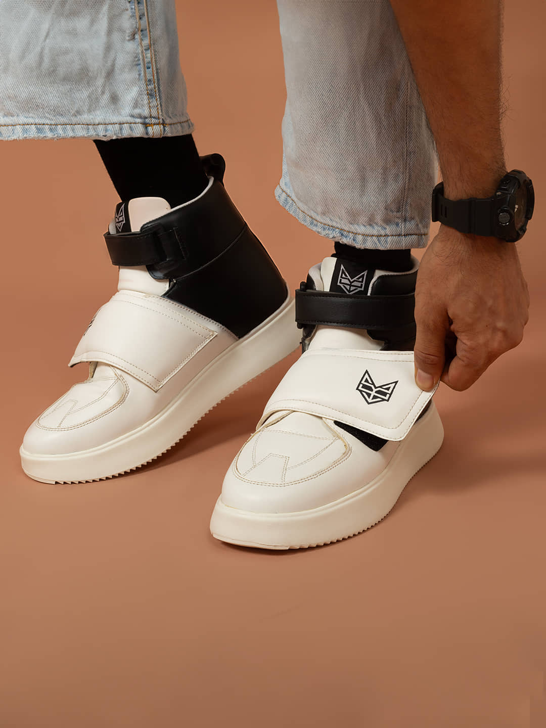 Big Fox Orange Men's High Tops Shoes - Casual Shoes | Buy online on ZillyBuy