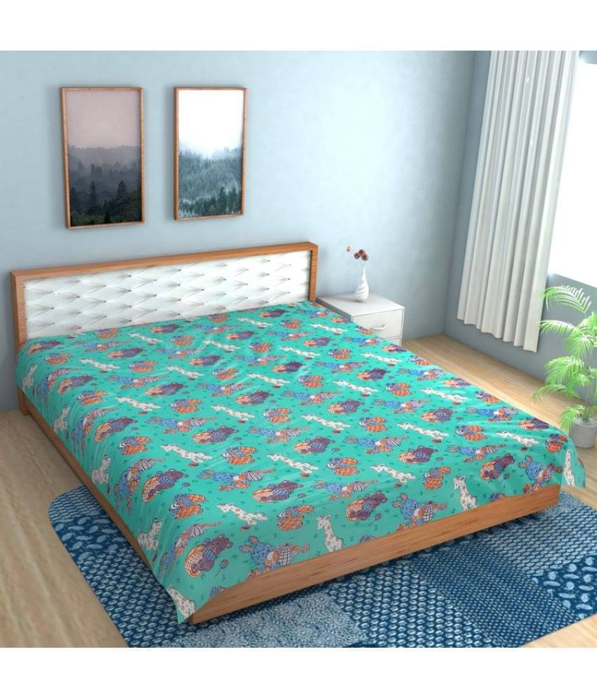 CASA FURNISHING Green Laminated Bed Protector Sheet ( Pack of 1 )     			CASA FURNISHING Green Laminated Bed Protector Sheet ( Pack of 1 )