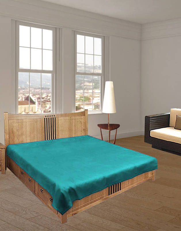 CASA FURNISHING Green Laminated Bed Protector Sheet ( Pack of 1 )     			CASA FURNISHING Green Laminated Bed Protector Sheet ( Pack of 1 )