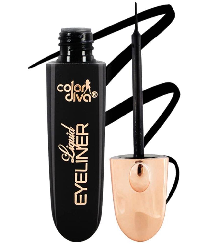     			Color Diva Liquid Eyeliner Black, 5.5ml | Waterproof & Smudge Proof