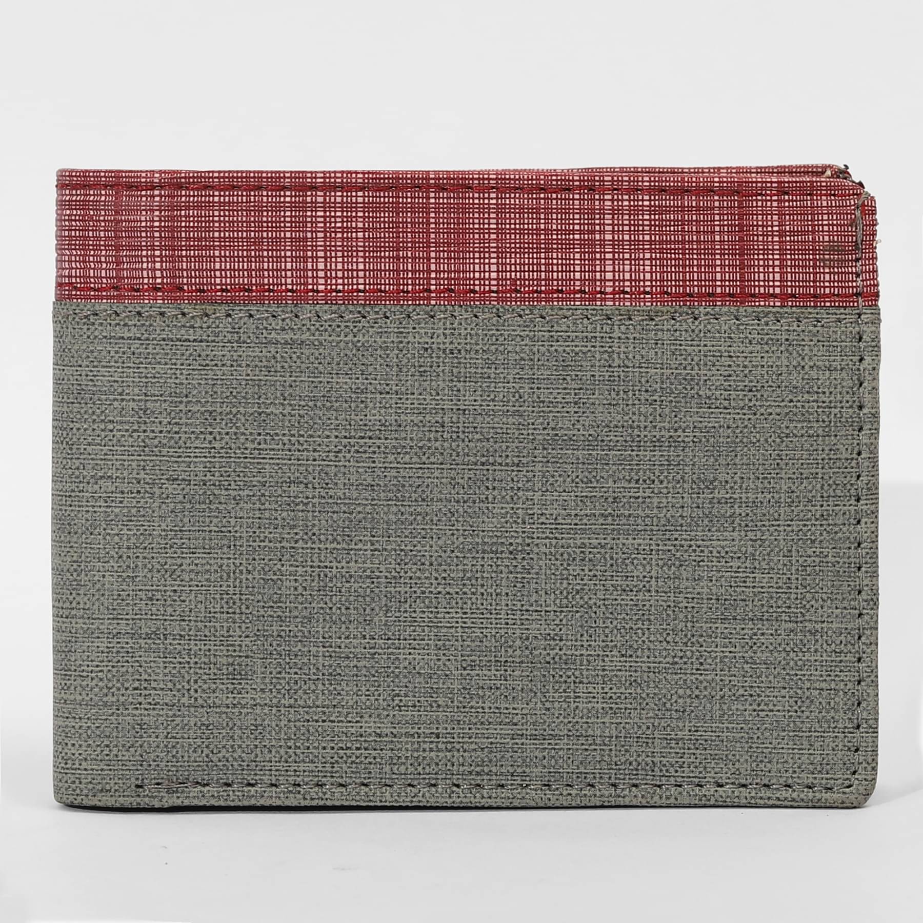     			DCENT KRAFT Red PU Men's Two Fold Wallet ( Pack of 1 )