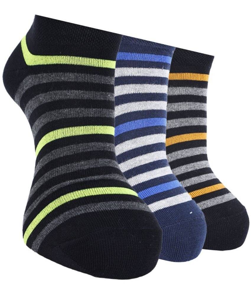 Force NXT Cotton Blend Men's Striped Multicolor Ankle Length Socks ( Pack of 3 )     			Force NXT Cotton Blend Men's Striped Multicolor Ankle Length Socks ( Pack of 3 )