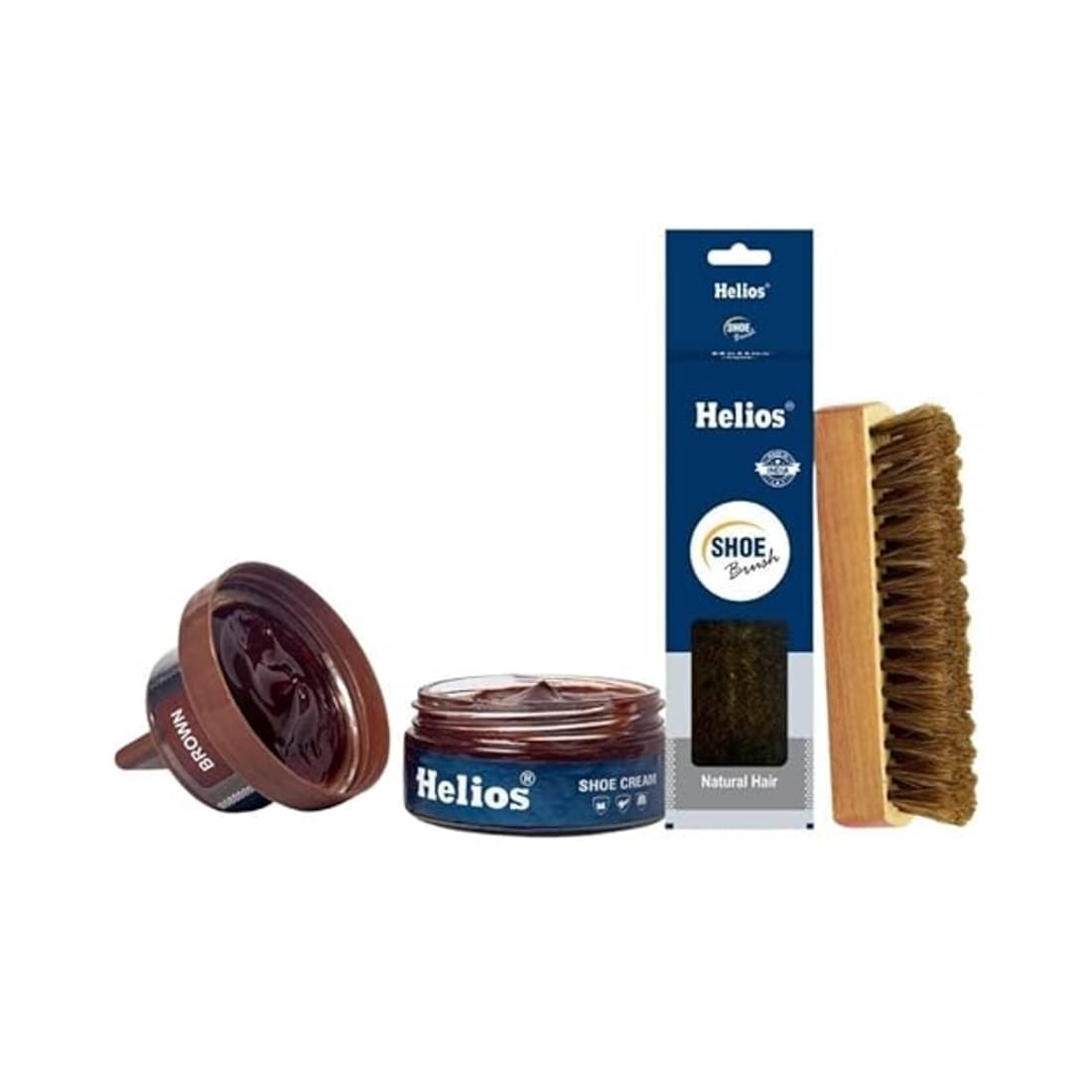 Helios Cream Polish Suitable for Brown Color     			Helios Cream Polish Suitable for Brown Color