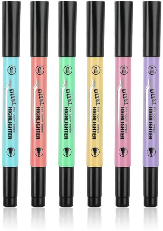 Highlighter | Dual Tip Highlighter Marker | 3 in 1 Pastel Highlighter Marker | Highlighter | Dual Tip Highlighter Marker | 3 in 1 Pastel Highlighter Marker |