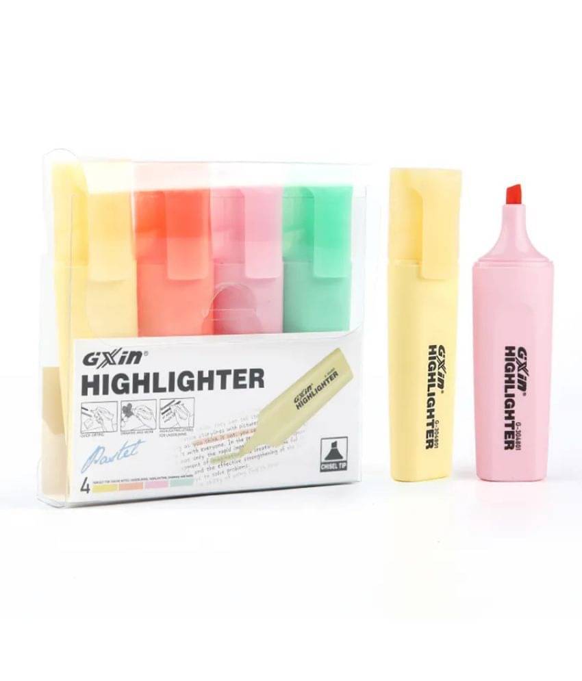 Highlighter Pen | Pastel Color | Chisel Tip Marker Pen | Water-Based | Quick Dry Highlighter Pen | Pastel Color | Chisel Tip Marker Pen | Water-Based | Quick Dry