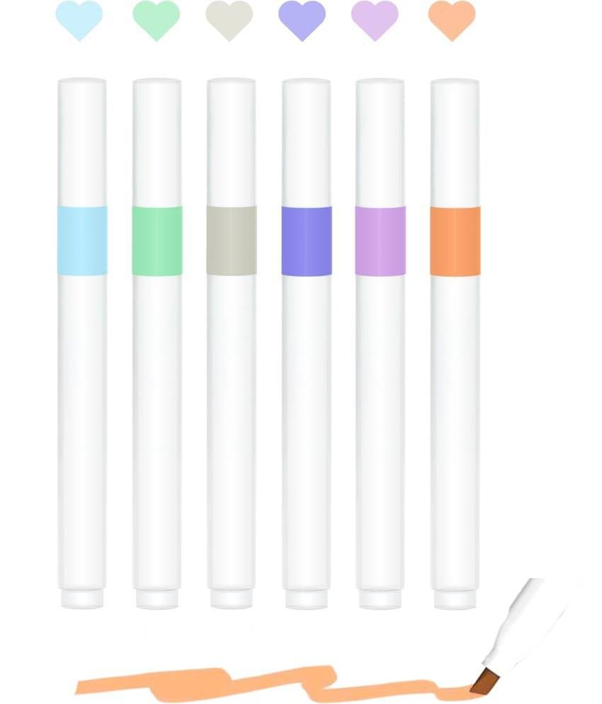     			Highlighter Pen, Pastel Highlighter Pen, Quick Dry No Bleed Marker Pen Set