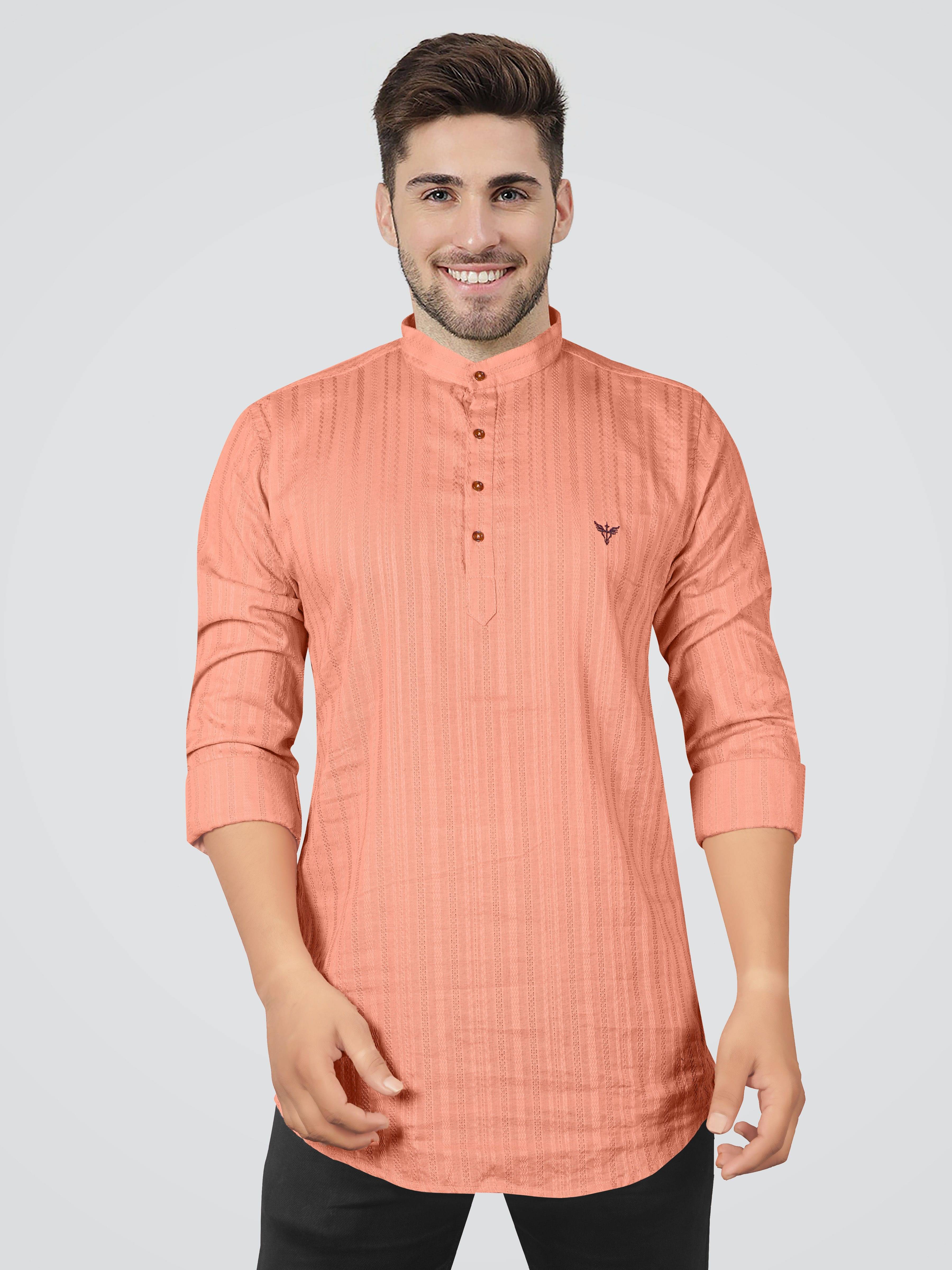     			JB JUST BLACK 100% Cotton Regular Fit Solids Full Sleeves Men's Casual Shirt - Pink ( Pack of 1 )