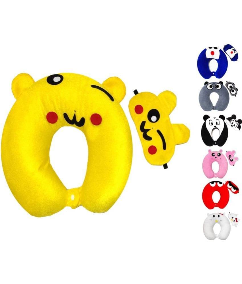     			JUZZII Multicolor Neck Pillow,Eye Shade ( Pack of 2 )