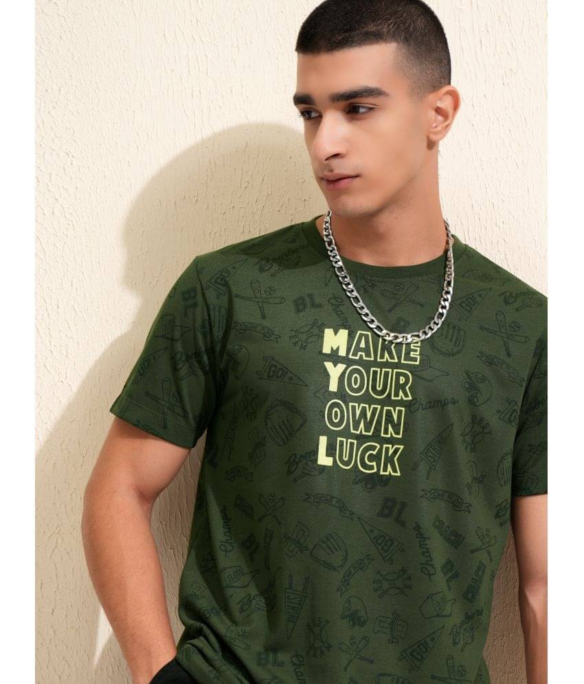     			Ketch Pack of 1 Polyester Relaxed Fit Men's T-Shirt ( Olive )