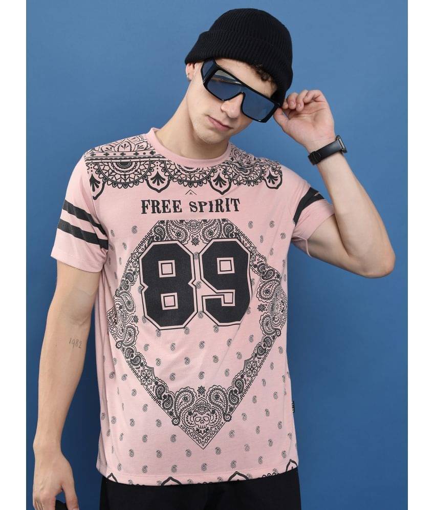 Ketch Pack of 1 Polyester Relaxed Fit Men's T-Shirt ( Pink ) Ketch Pack of 1 Polyester Relaxed Fit Men's T-Shirt ( Pink )
