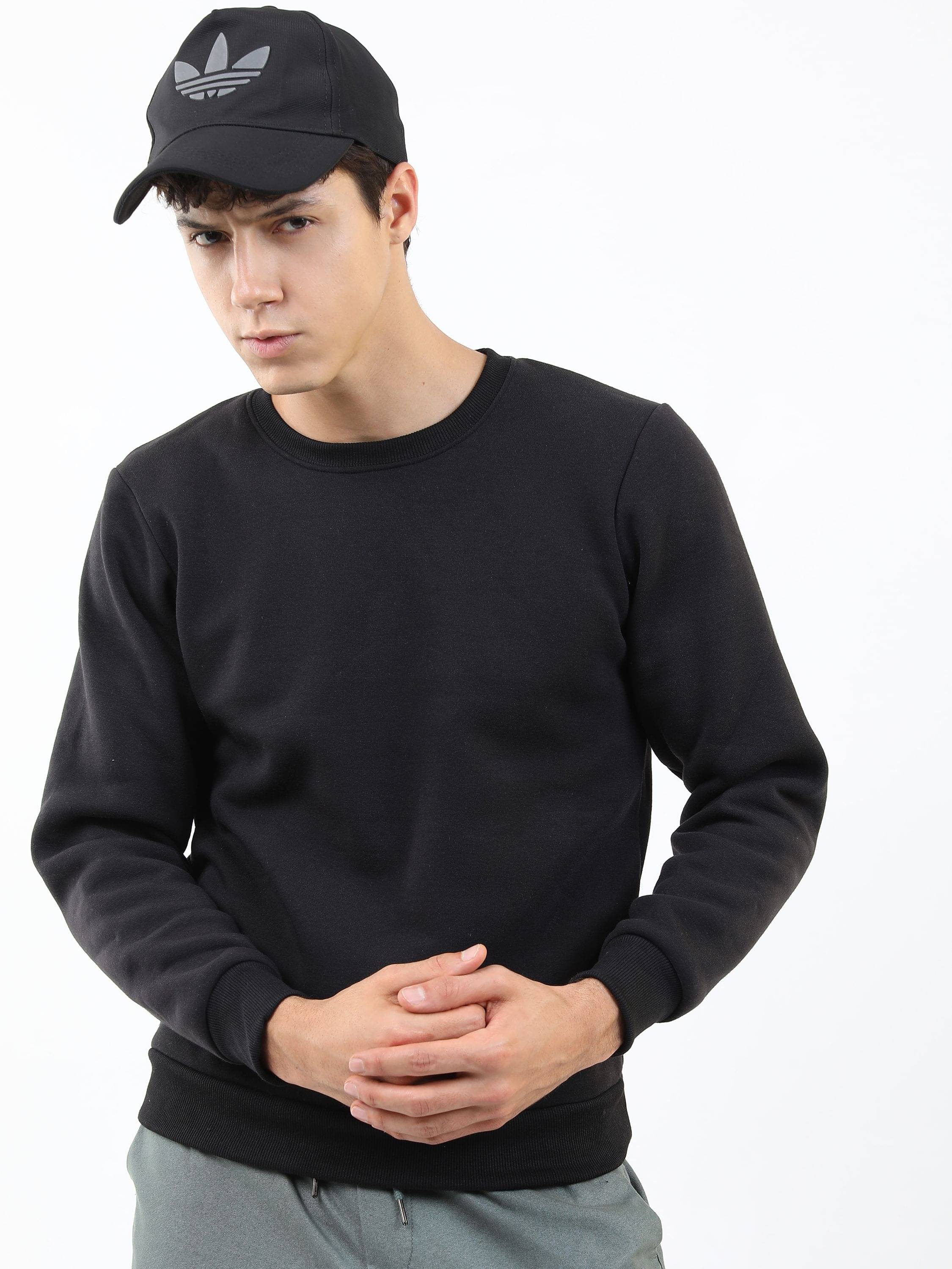 Ketch Polyester Round Neck Men's Sweatshirt - Black ( Pack of 1 ) Ketch Polyester Round Neck Men's Sweatshirt - Black ( Pack of 1 )