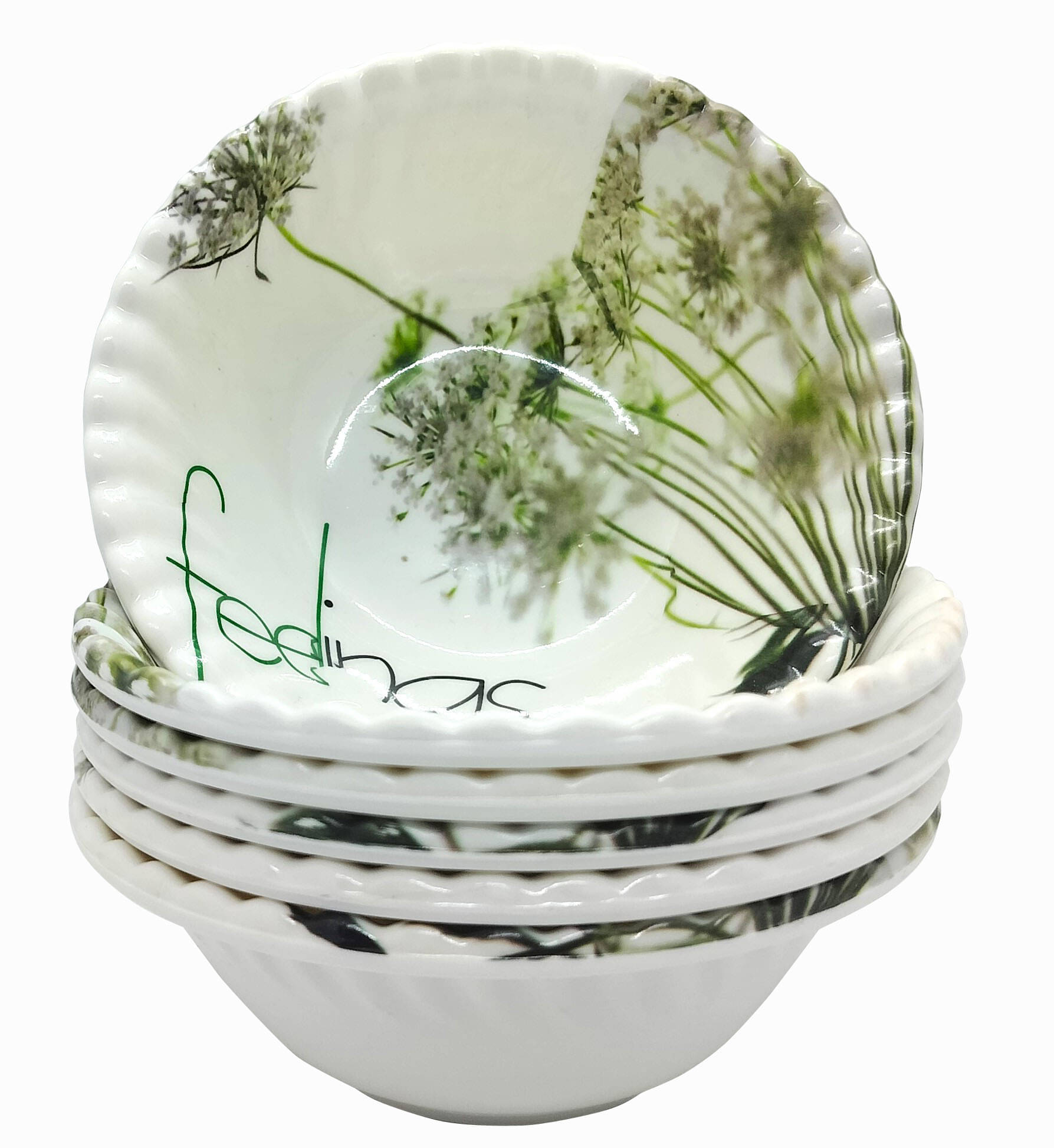 Laserbot FEELING Melamine Serving Bowl Melamine Fruit Bowl 165 mL ( Set of 6 ) Laserbot FEELING Melamine Serving Bowl Melamine Fruit Bowl 165 mL ( Set of 6 )