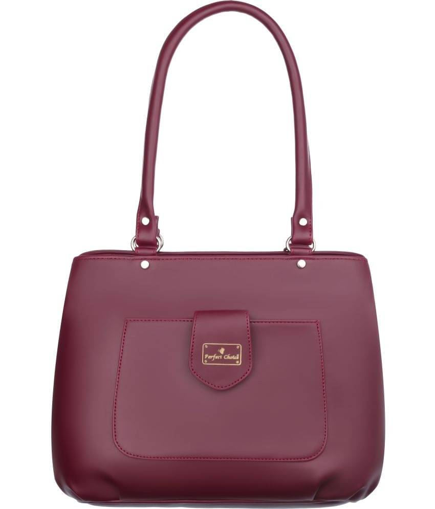     			Perfect Choice Shoulder Bag PU Set of 1 ( Maroon )