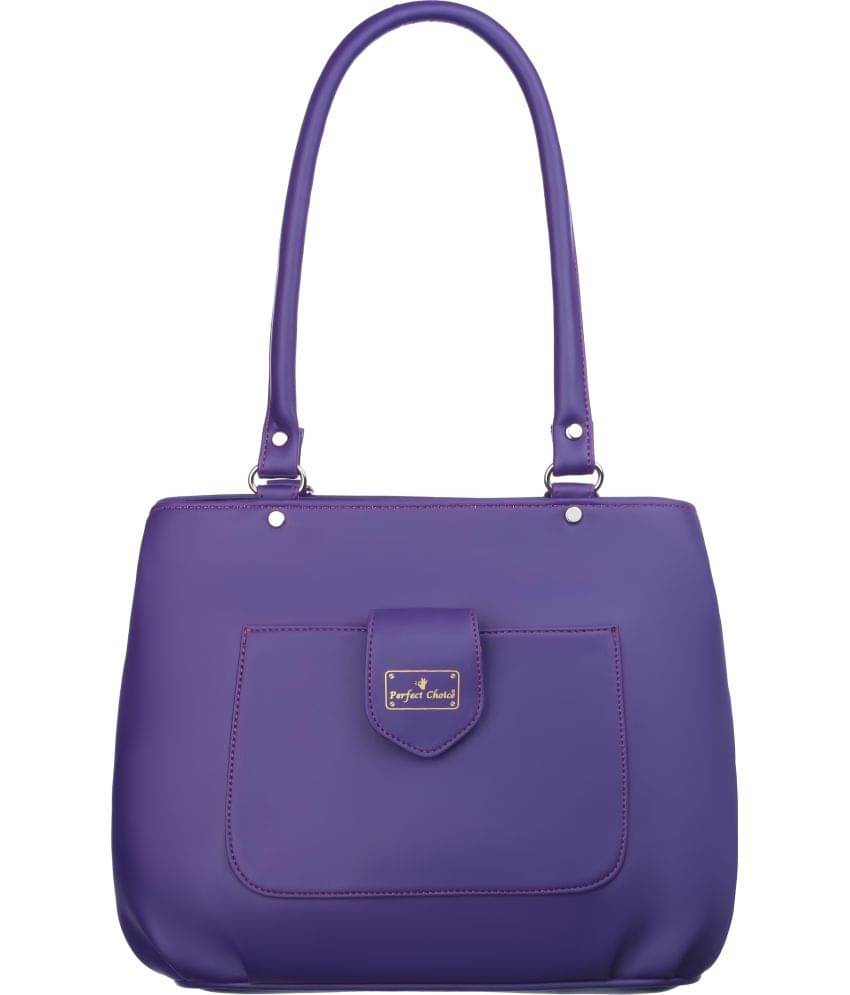     			Perfect Choice Shoulder Bag PU Set of 1 ( Purple )
