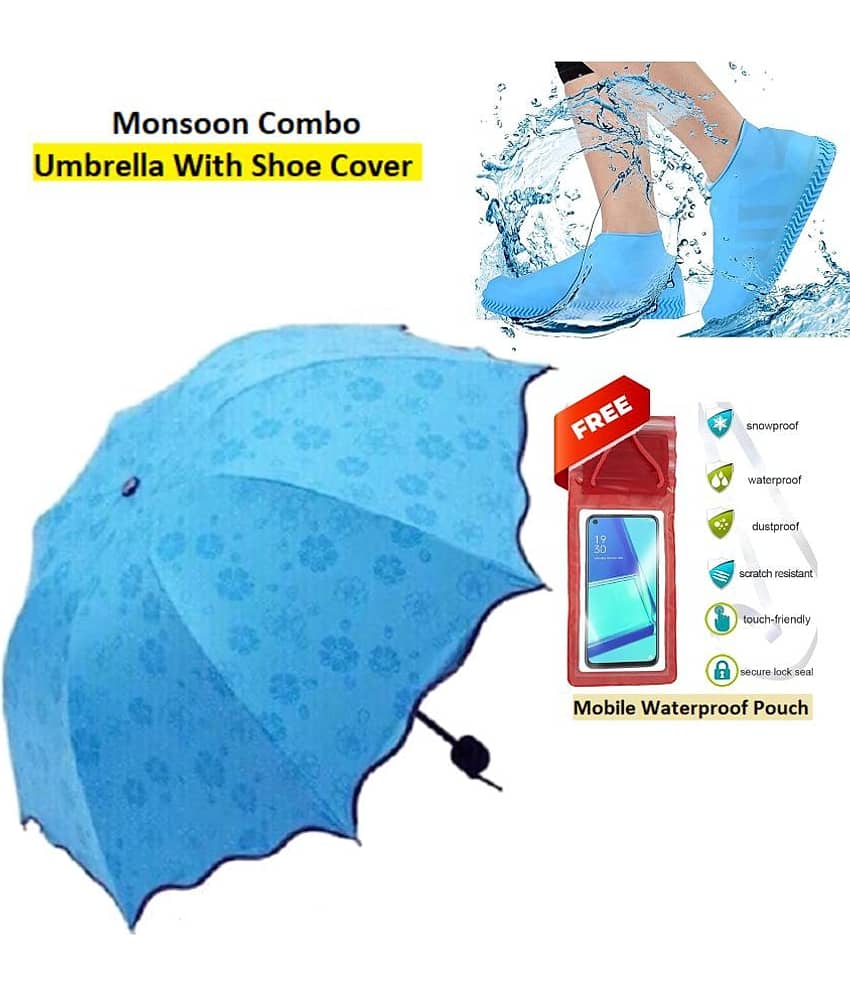RAMDEV ENTERPRISE Blue 1 Fold Umbrella - Jewellery Sets | Buy online on ZillyBuy
