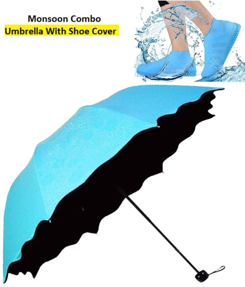 RAMDEV ENTERPRISE Blue 1 Fold Umbrella RAMDEV ENTERPRISE Blue 1 Fold Umbrella