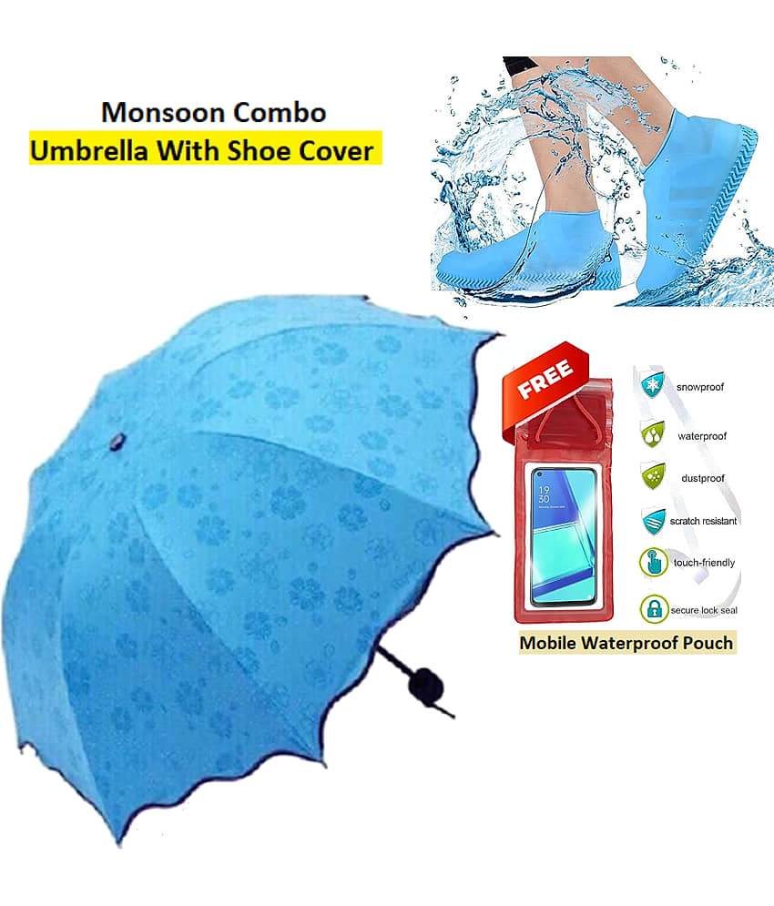 RAMDEV ENTERPRISE Blue 1 Fold Umbrella - Jewellery Sets | Buy online on ZillyBuy