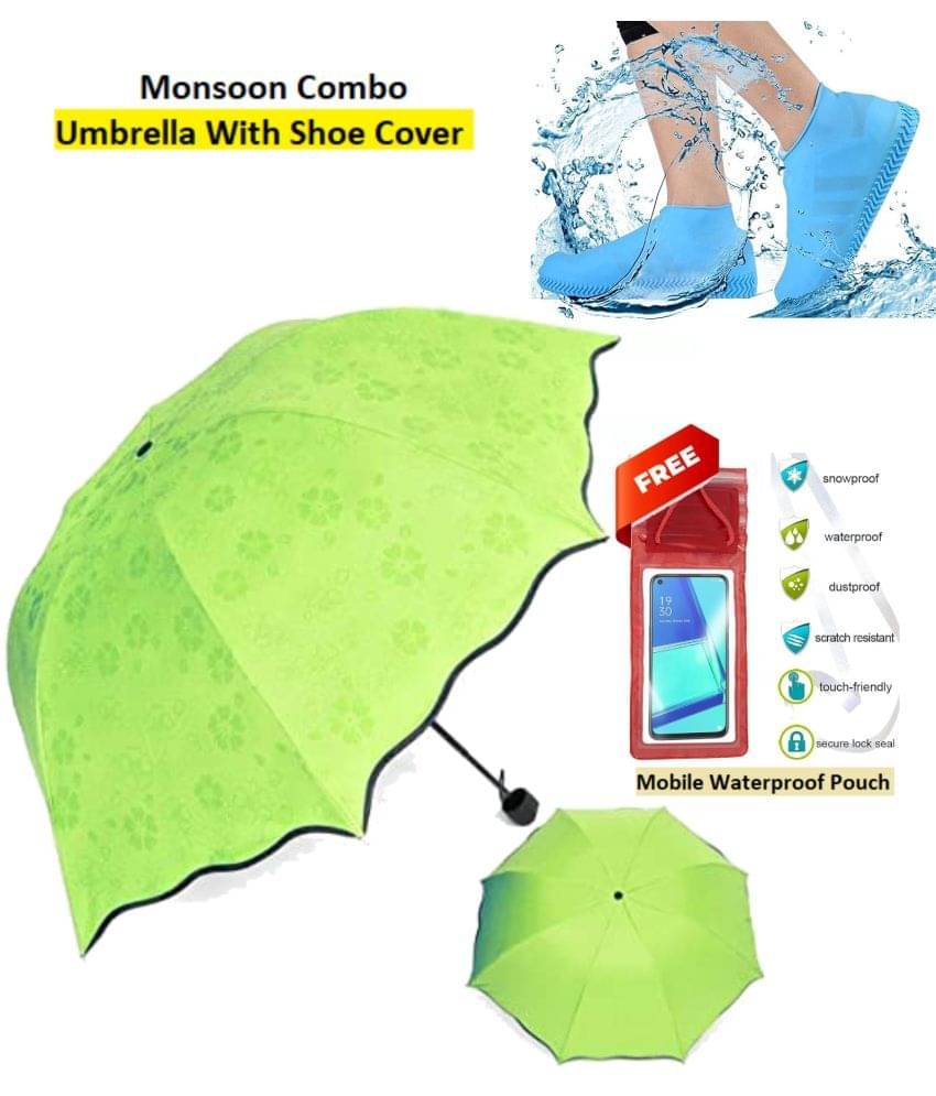 RAMDEV ENTERPRISE Green 1 Fold Umbrella RAMDEV ENTERPRISE Green 1 Fold Umbrella