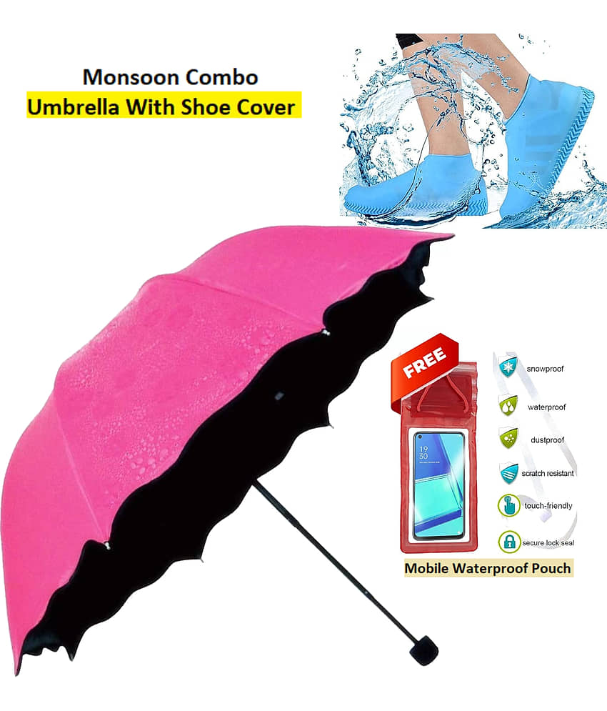 RAMDEV ENTERPRISE Pink 1 Fold Umbrella - Jewellery Sets | Buy online on ZillyBuy