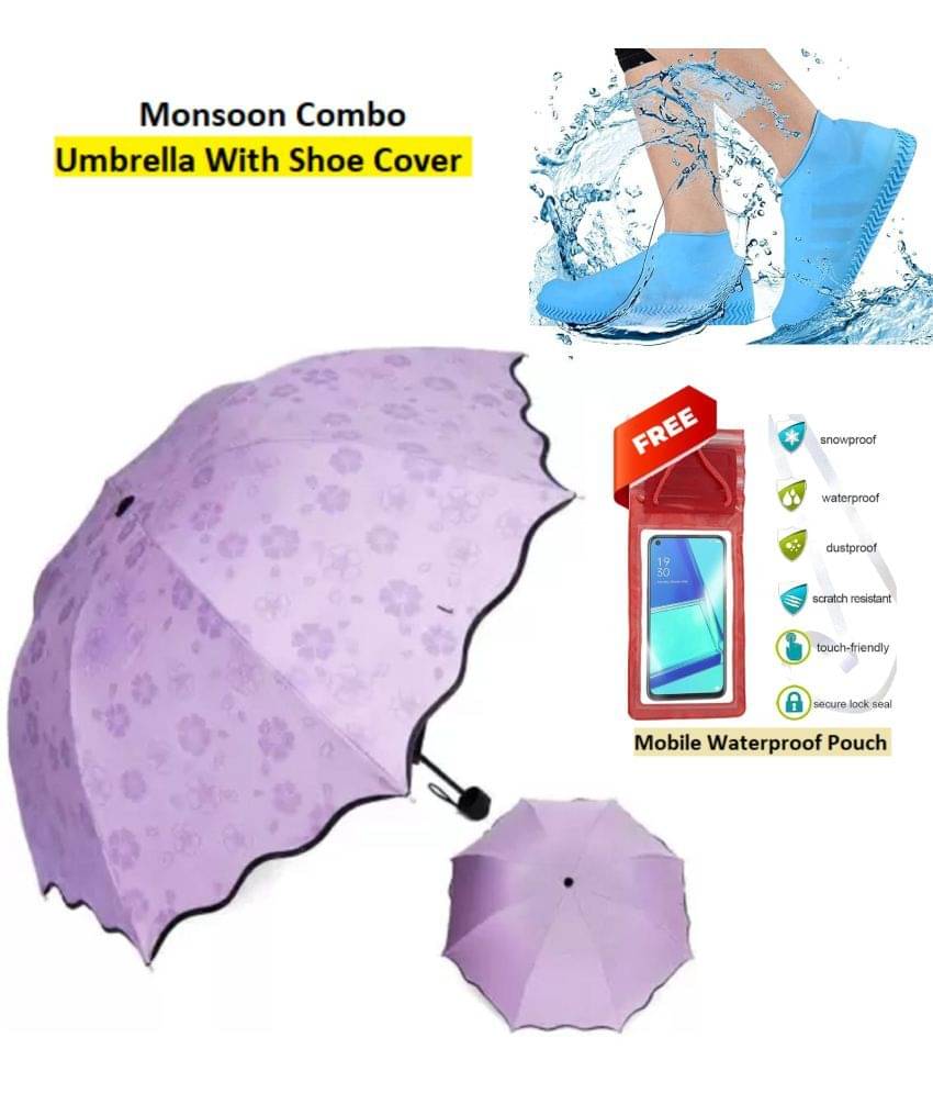 RAMDEV ENTERPRISE Purple 1 Fold Umbrella RAMDEV ENTERPRISE Purple 1 Fold Umbrella