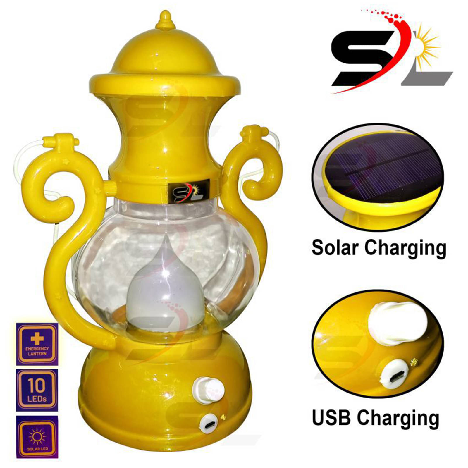     			SL. LIGHT's 6W Solar Lantern ( Pack of 1 )