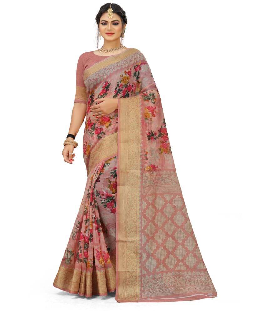 Saadhvi Cotton Silk Applique Saree Without Blouse Piece ( Multicolor )     			Saadhvi Cotton Silk Applique Saree Without Blouse Piece ( Multicolor )