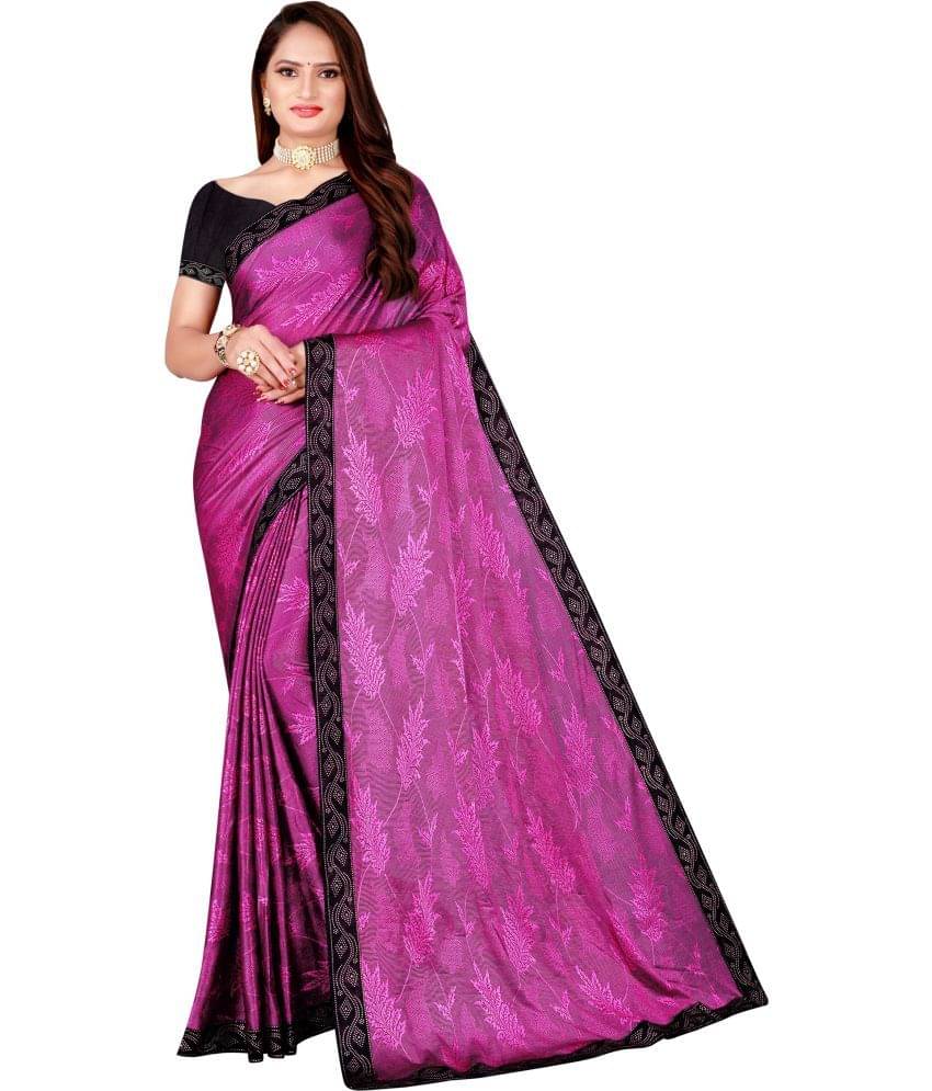 Saadhvi Cotton Silk Applique Saree Without Blouse Piece ( Rani ) Saadhvi Cotton Silk Applique Saree Without Blouse Piece ( Rani )