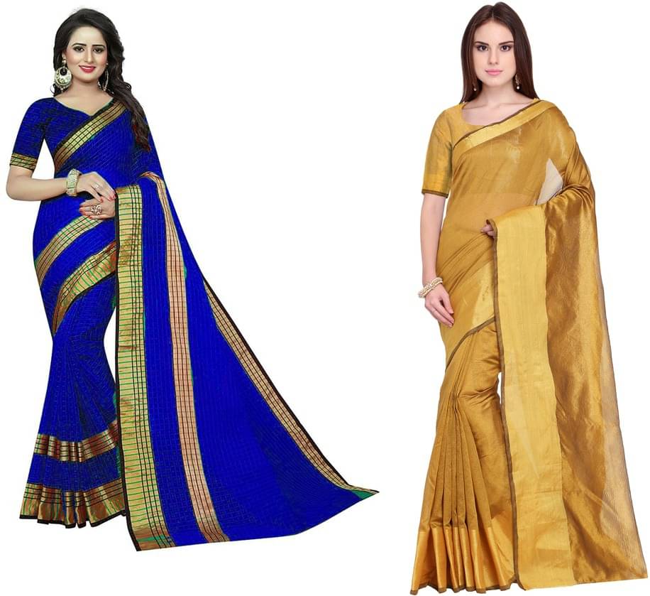 Saadhvi Cotton Silk Applique Saree Without Blouse Piece ( Yellow ) Saadhvi Cotton Silk Applique Saree Without Blouse Piece ( Yellow )