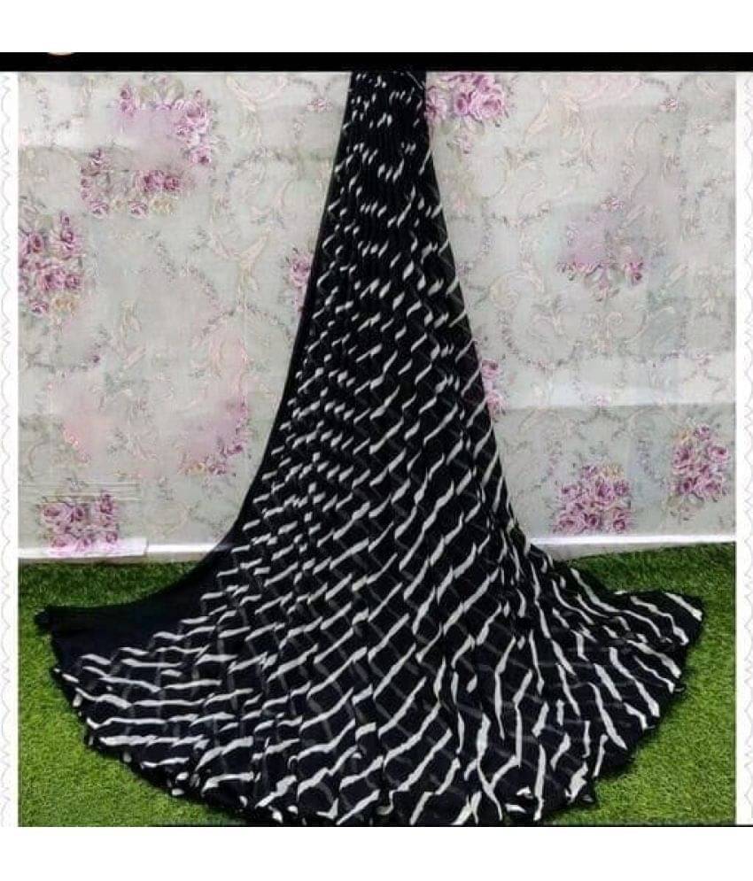     			Saadhvi Cotton Silk Printed Saree Without Blouse Piece ( Black )