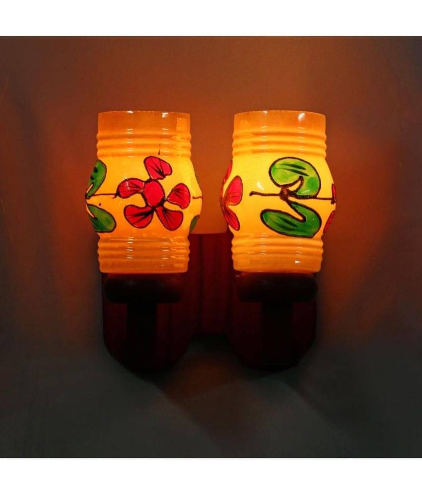     			Somil Cream Up & Down Light Lamp ( Pack of 1 )