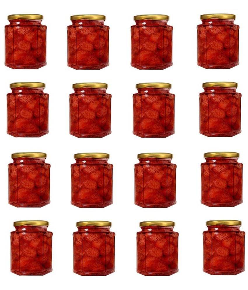 Somil Glass Container Jar Glass Transparent Utility Container ( Set of 16 ) Somil Glass Container Jar Glass Transparent Utility Container ( Set of 16 )