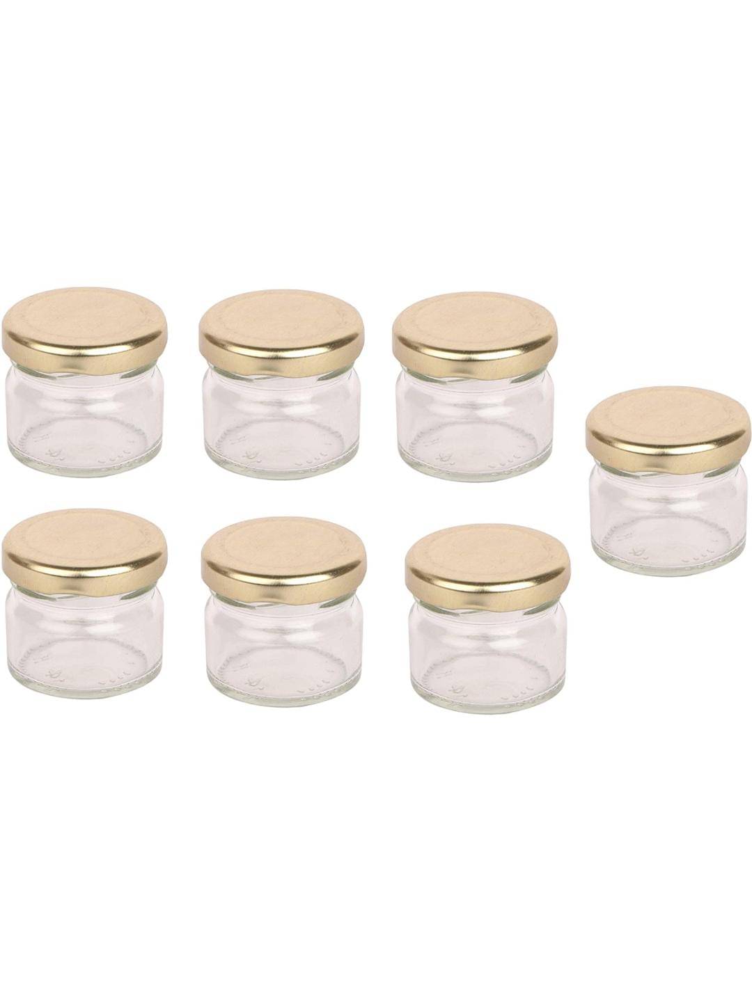     			Somil Glass Container Jar Glass Transparent Utility Container ( Set of 7 )