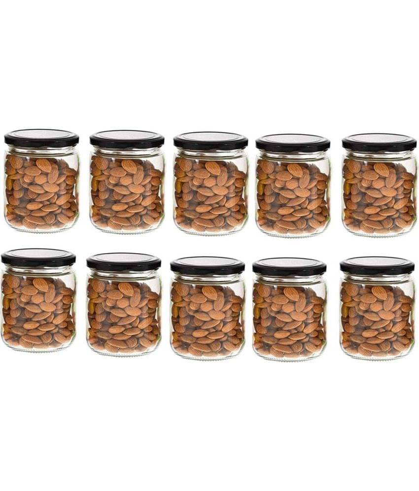     			Somil Glass Container Jar Glass Transparent Utility Container ( Set of 10 )