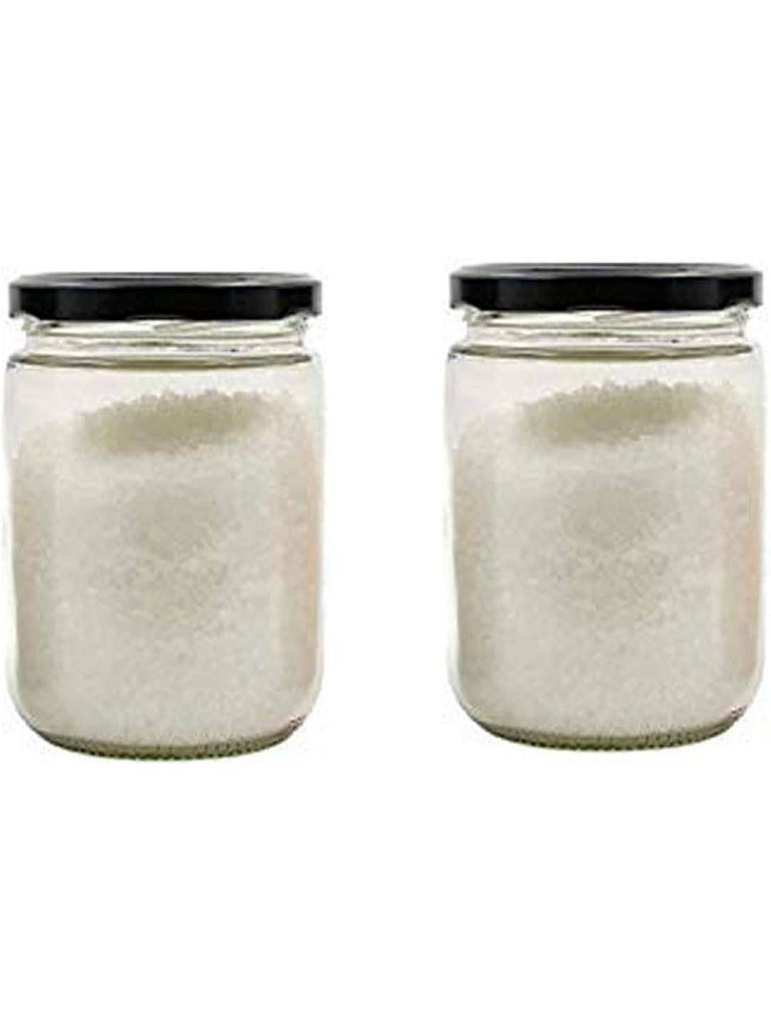 Somil Glass Container Jar Glass Transparent Utility Container ( Set of 2 ) Somil Glass Container Jar Glass Transparent Utility Container ( Set of 2 )