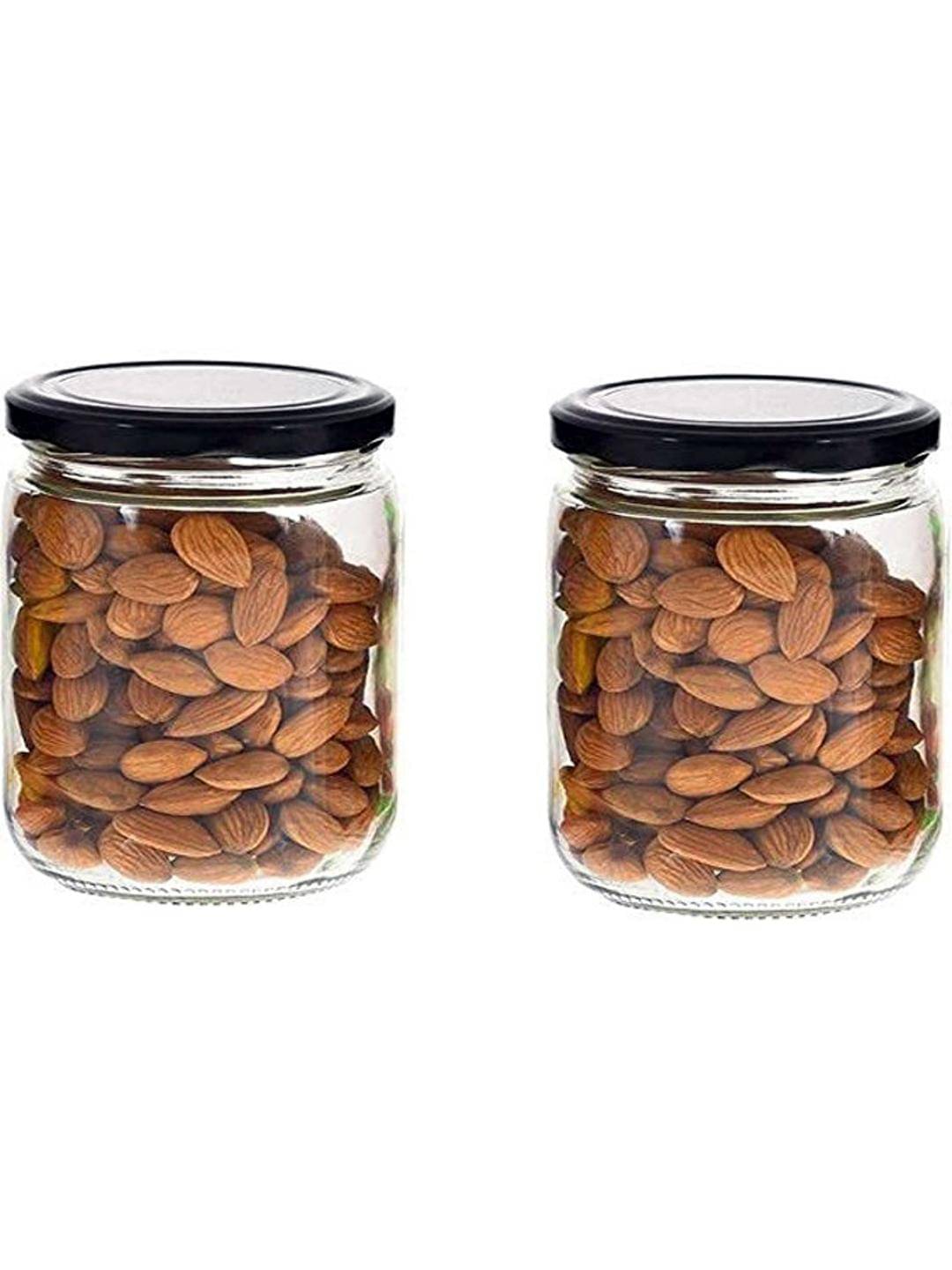 Somil Glass Container Jar Glass Transparent Utility Container ( Set of 2 )     			Somil Glass Container Jar Glass Transparent Utility Container ( Set of 2 )