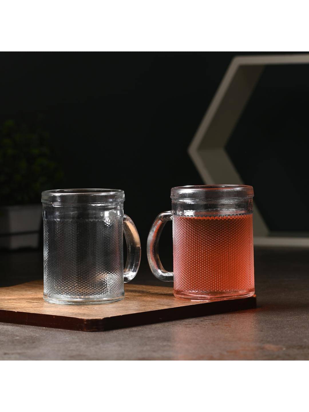     			Somil Glass Container Jar Glass Transparent Utility Container ( Set of 2 )