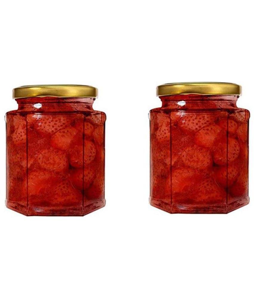 Somil Glass Container Jar Glass Transparent Utility Container ( Set of 2 ) Somil Glass Container Jar Glass Transparent Utility Container ( Set of 2 )