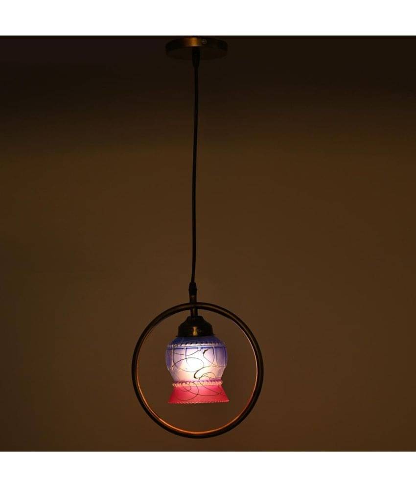 Somil Glass Decorative & Designer Hanging Light Multi - Pack of 1 Somil Glass Decorative & Designer Hanging Light Multi - Pack of 1