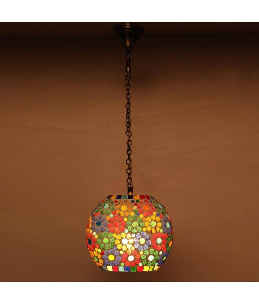 Somil Glass Decorative & Designer Hanging Light Multi - Pack of 1     			Somil Glass Decorative & Designer Hanging Light Multi - Pack of 1