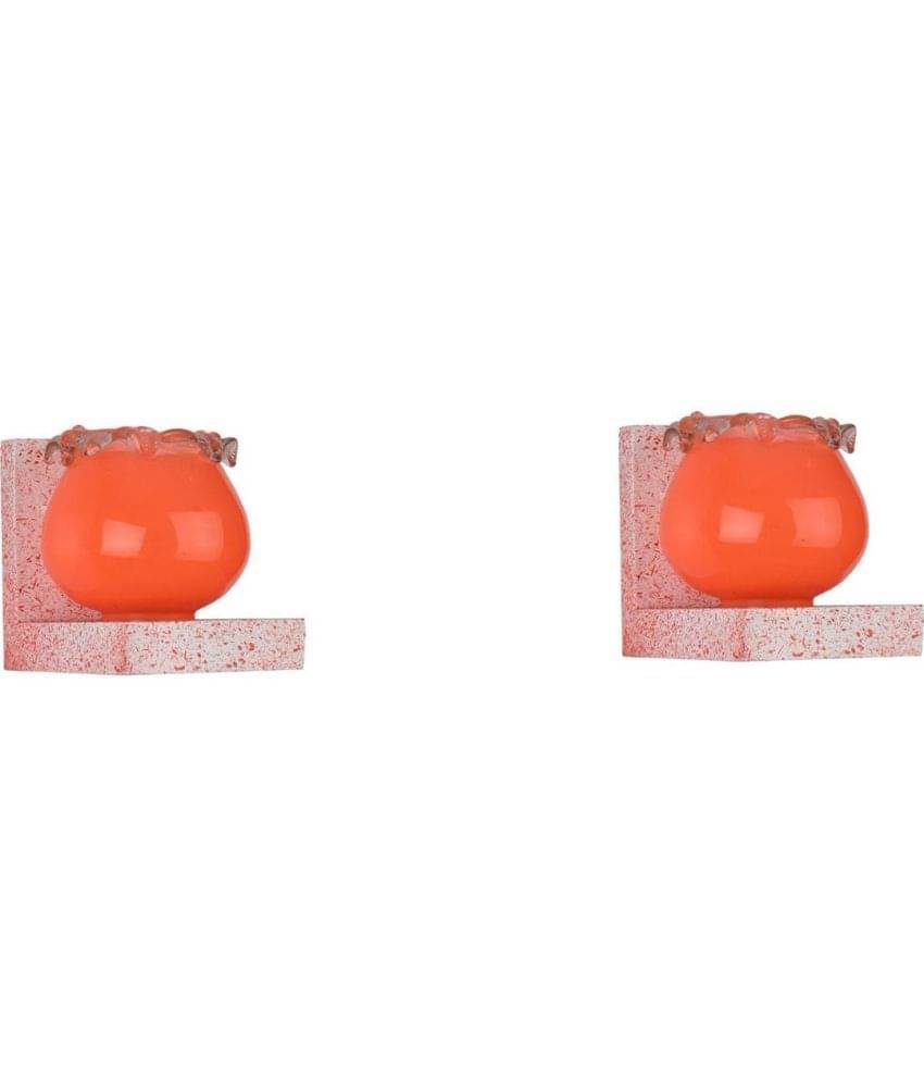     			Somil Orange Up & Down Light Lamp ( Pack of 2 )