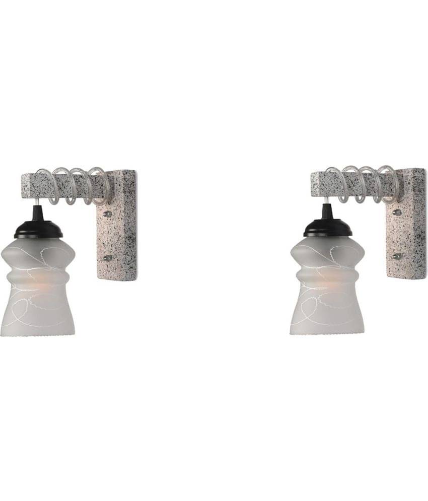 Somil White Up & Down Light Lamp ( Pack of 2 ) Somil White Up & Down Light Lamp ( Pack of 2 )