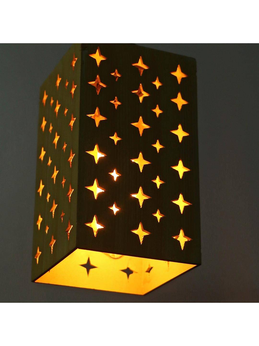 Somil Wood Decorative & Designer Pendant Multi - Pack of 1 Somil Wood Decorative & Designer Pendant Multi - Pack of 1