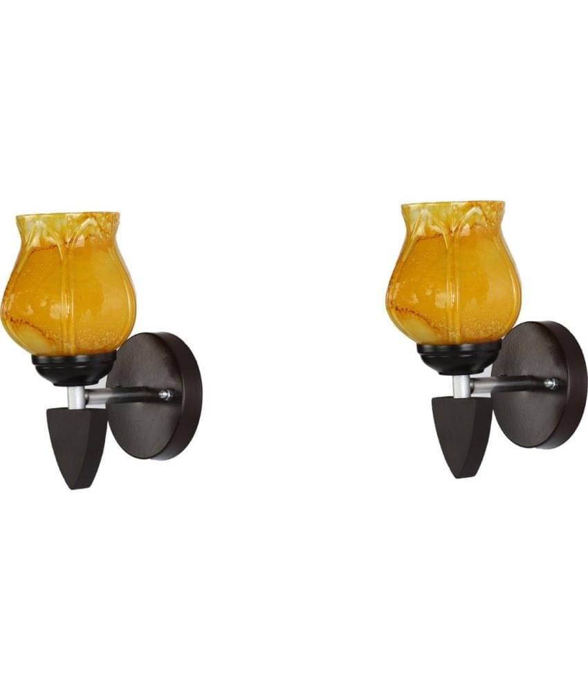     			Somil Yellow Up & Down Light Lamp ( Pack of 2 )