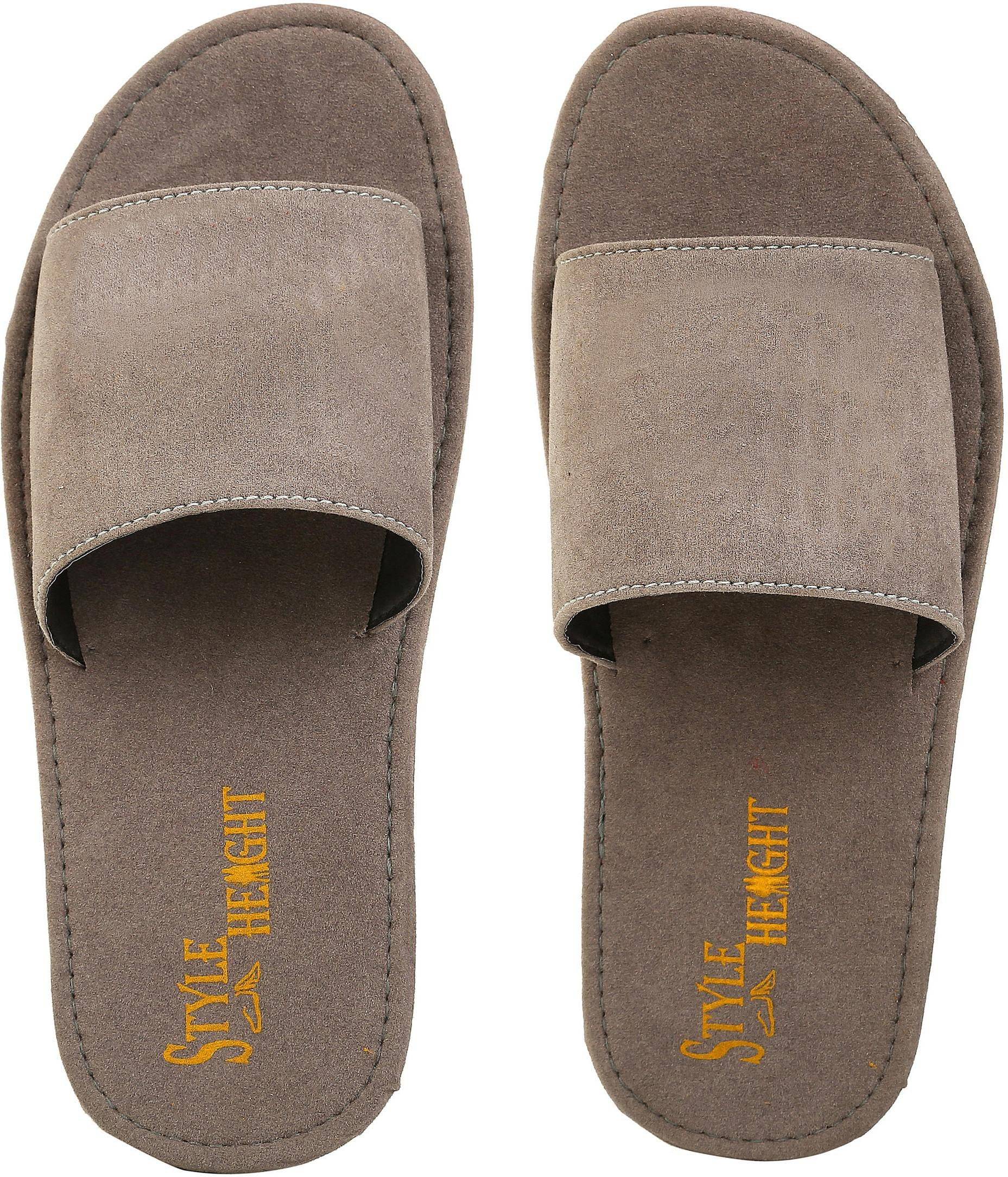     			Style Height Grey Men's Fur Slipper