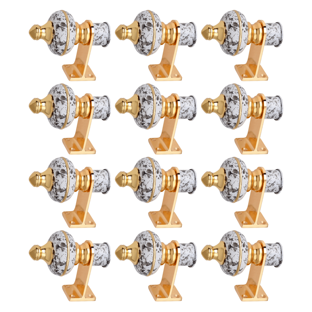 Sun Shield Off White Wrought Iron Single Rod Bracket ( Pack of 10 ) Sun Shield Off White Wrought Iron Single Rod Bracket ( Pack of 10 )