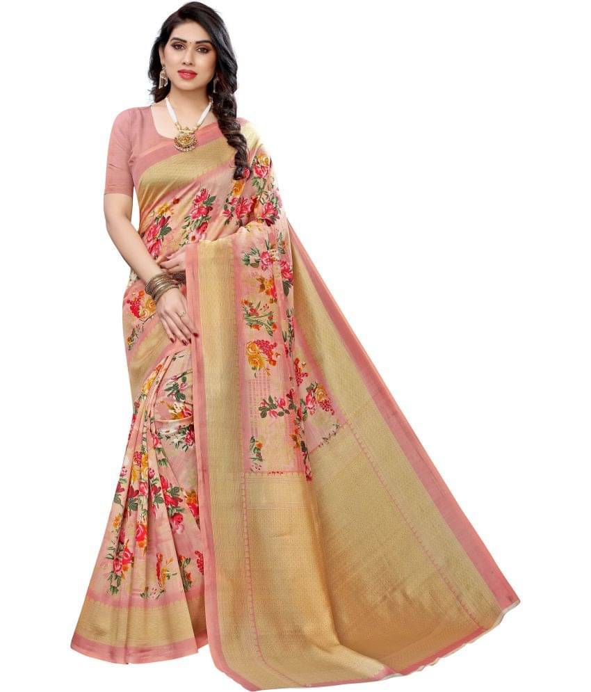 Vkaran Net Cut Outs Saree With Unstitched Blouse Piece ( Multicolor ) Vkaran Net Cut Outs Saree With Unstitched Blouse Piece ( Multicolor )