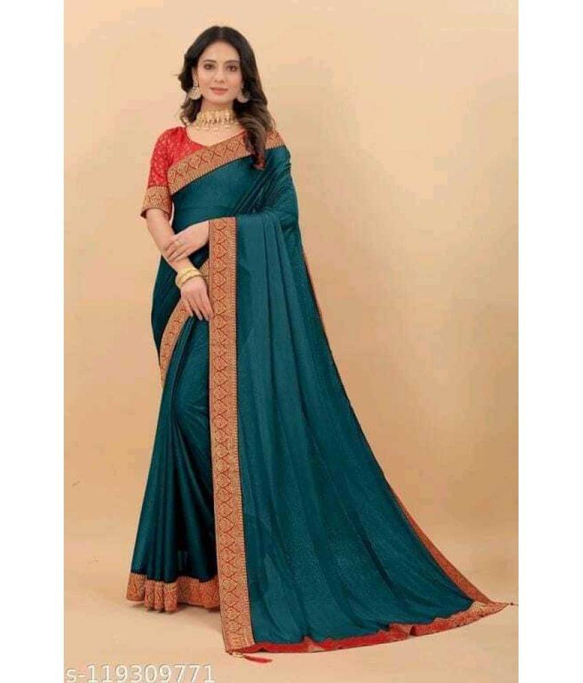     			Vkaran Net Cut Outs Saree With Unstitched Blouse Piece ( Grey )