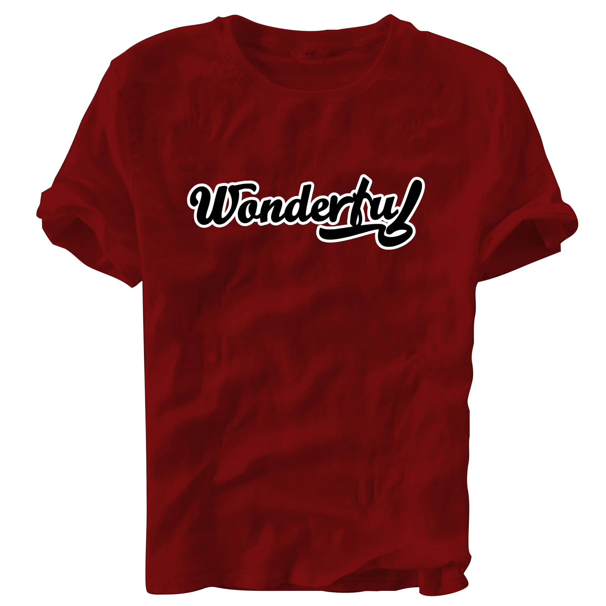     			fashion and youth Pack of 1 Cotton Blend Relaxed Fit Men's T-Shirt ( Maroon )