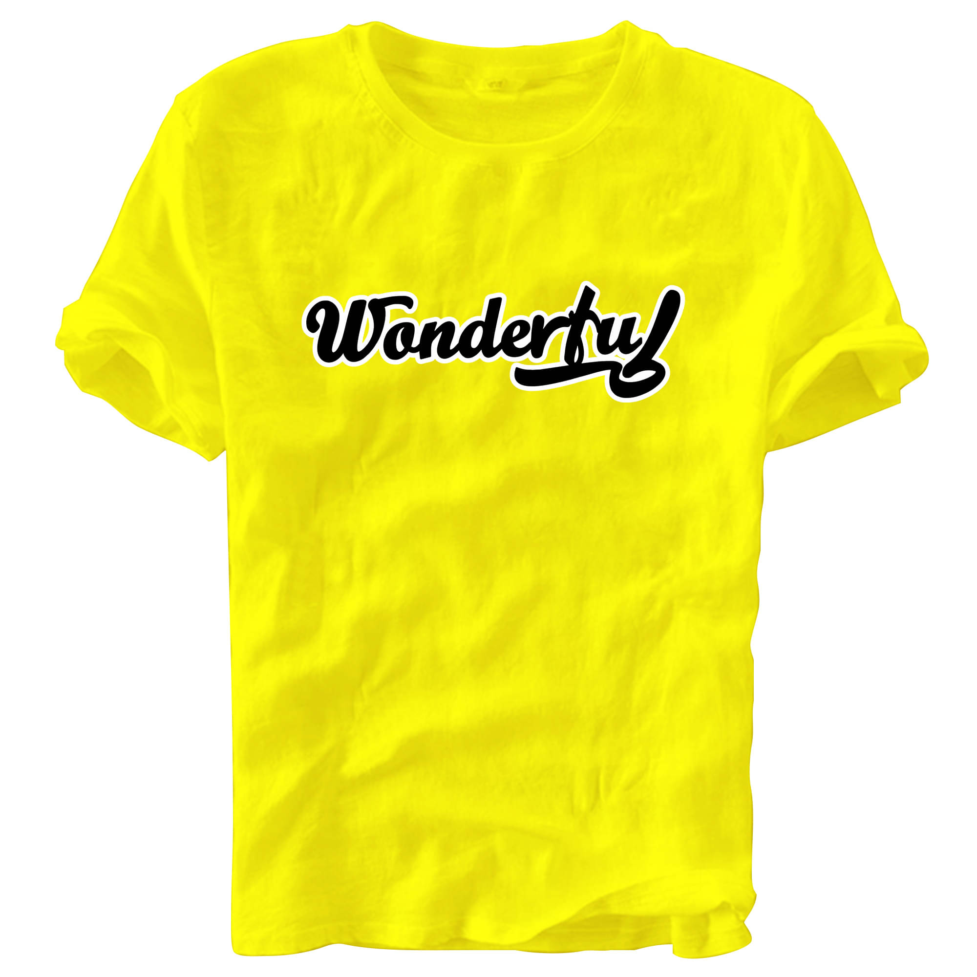 fashion and youth Pack of 1 Cotton Blend Relaxed Fit Men's T-Shirt ( Yellow ) fashion and youth Pack of 1 Cotton Blend Relaxed Fit Men's T-Shirt ( Yellow )