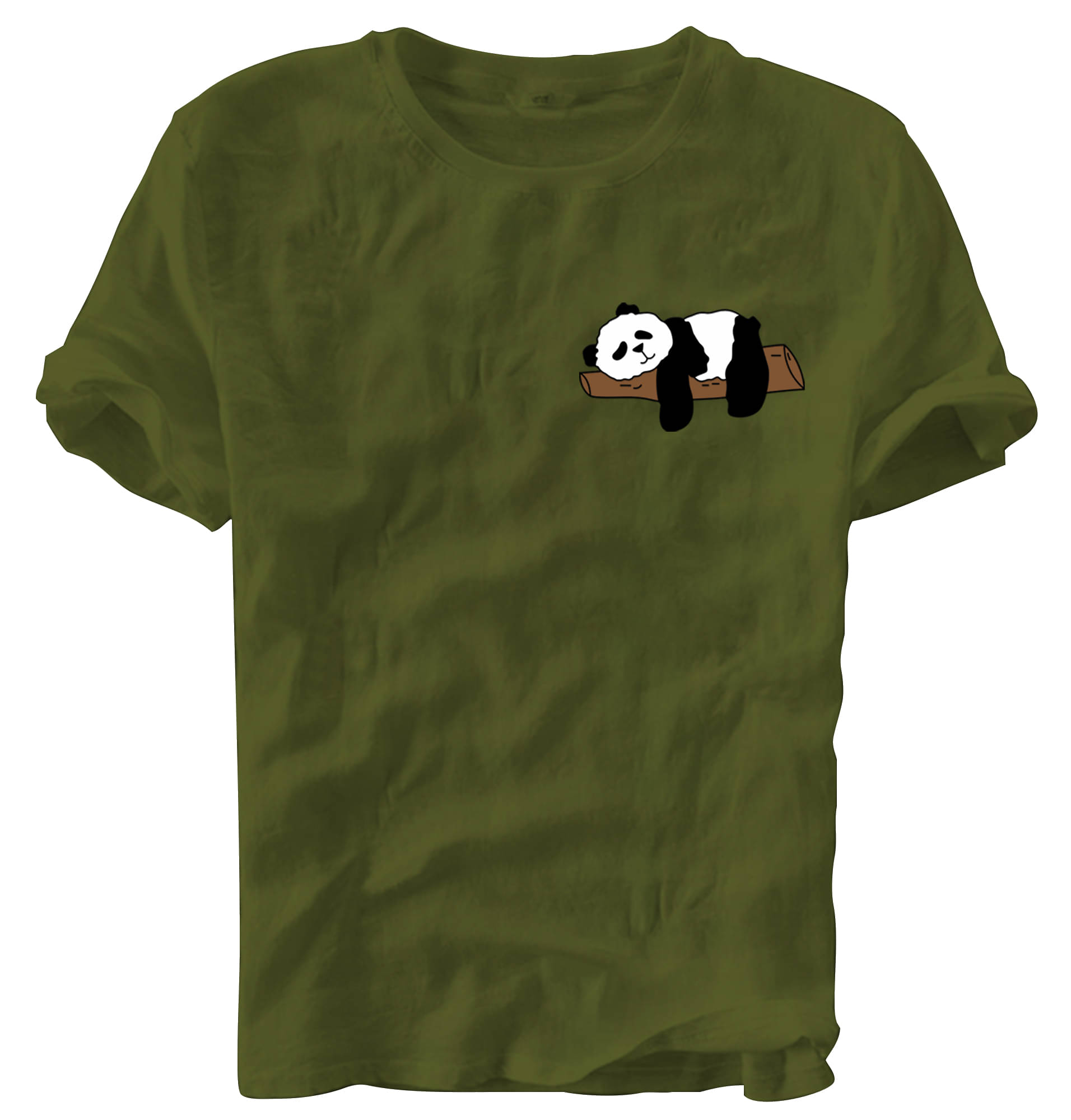     			fashion and youth Pack of 1 Cotton Blend Relaxed Fit Men's T-Shirt ( Olive )